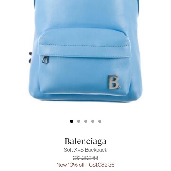 Balenciaga Handbags - BNIB authentic balenciaga soft leather backpack xxs